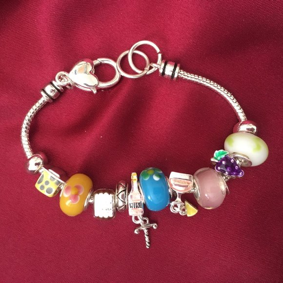 Landau Wine AMBROSIA CHARM BRACELET - Picture 3 of 3